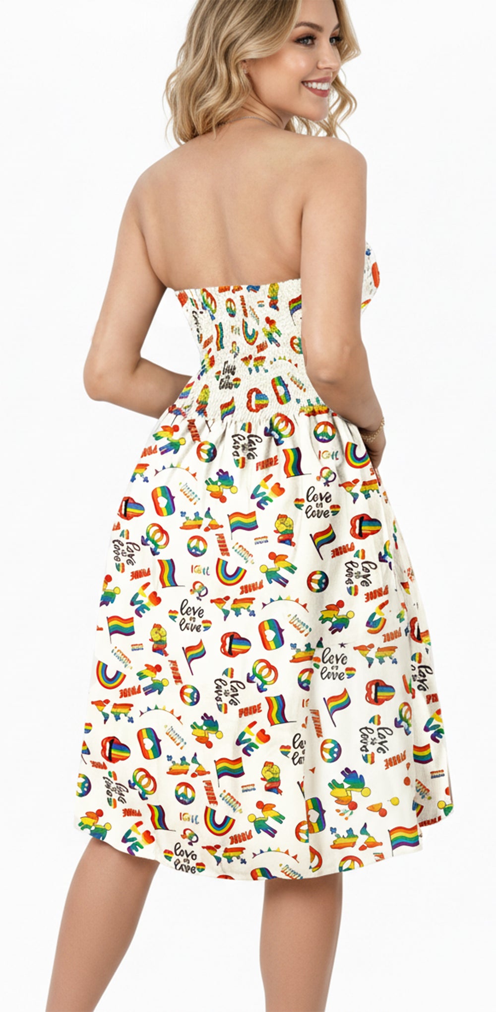 LA LEELA Multi Short Dress - 921516