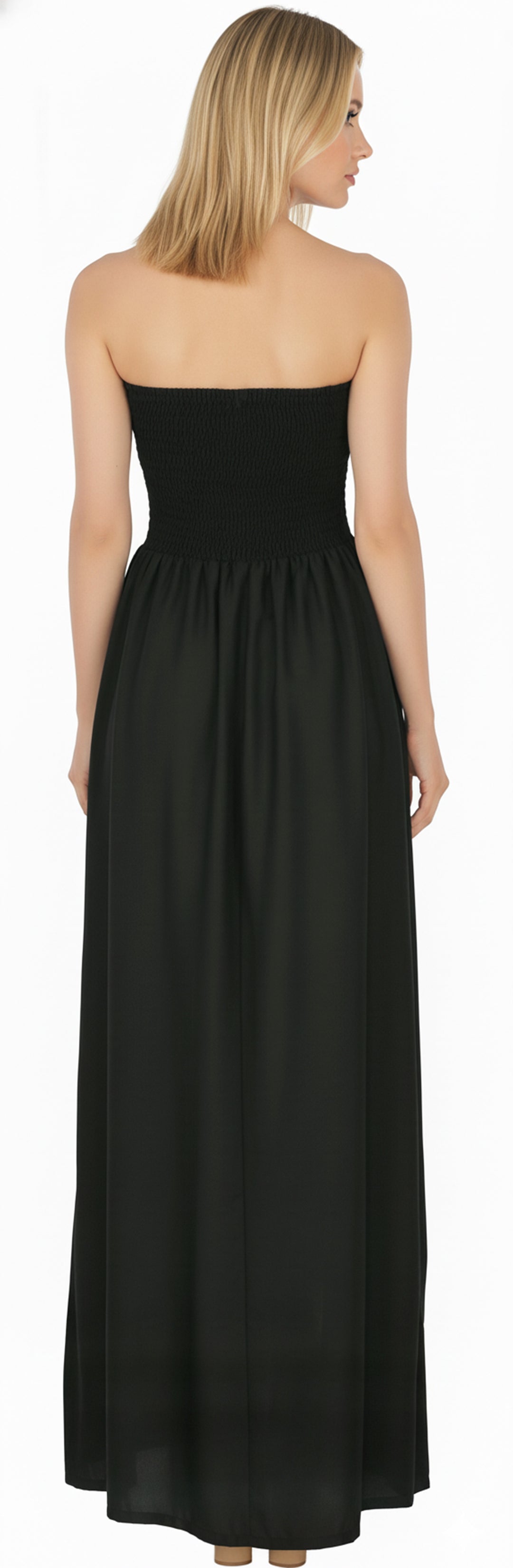 LA LEELA Black Long Dress - 915828