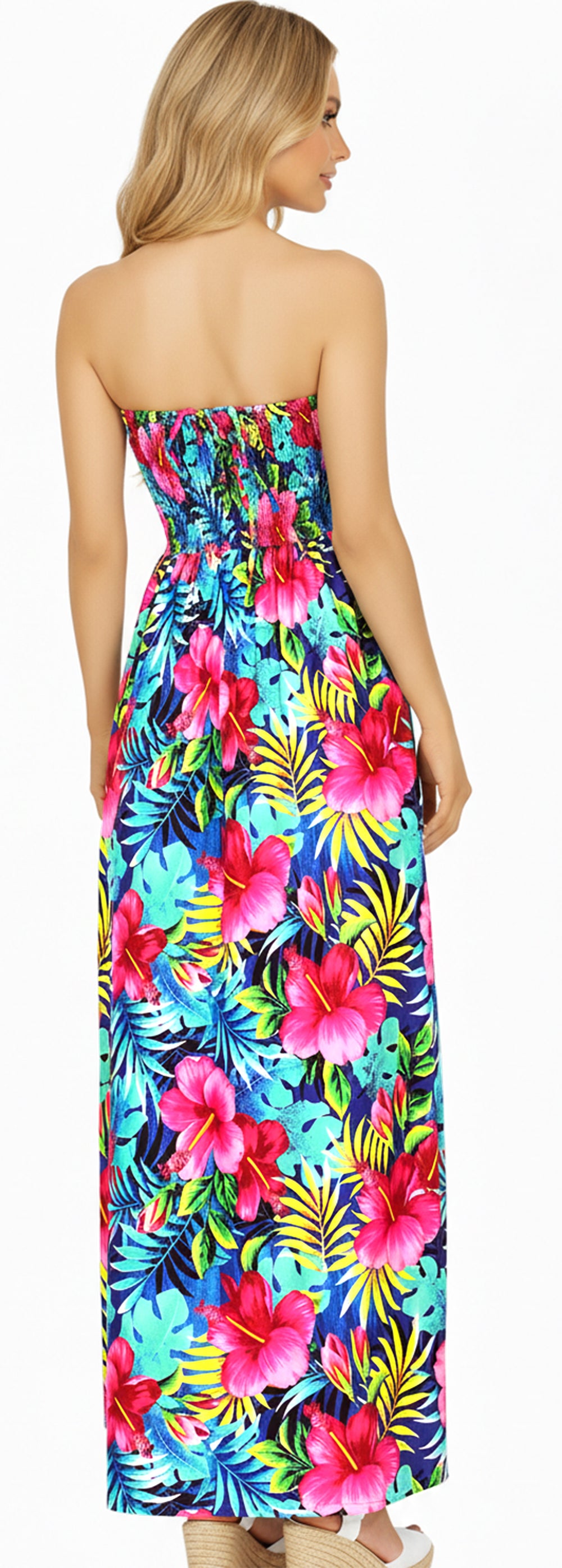 LA LEELA Multi Long Dress - 917335