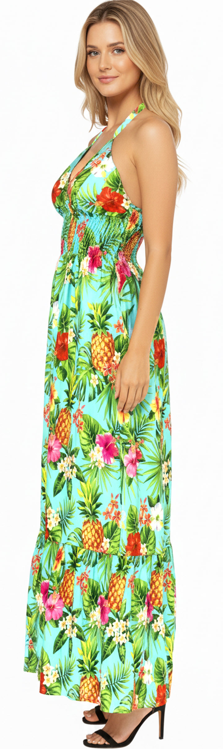 Lets Go Luau party dress for women P01049