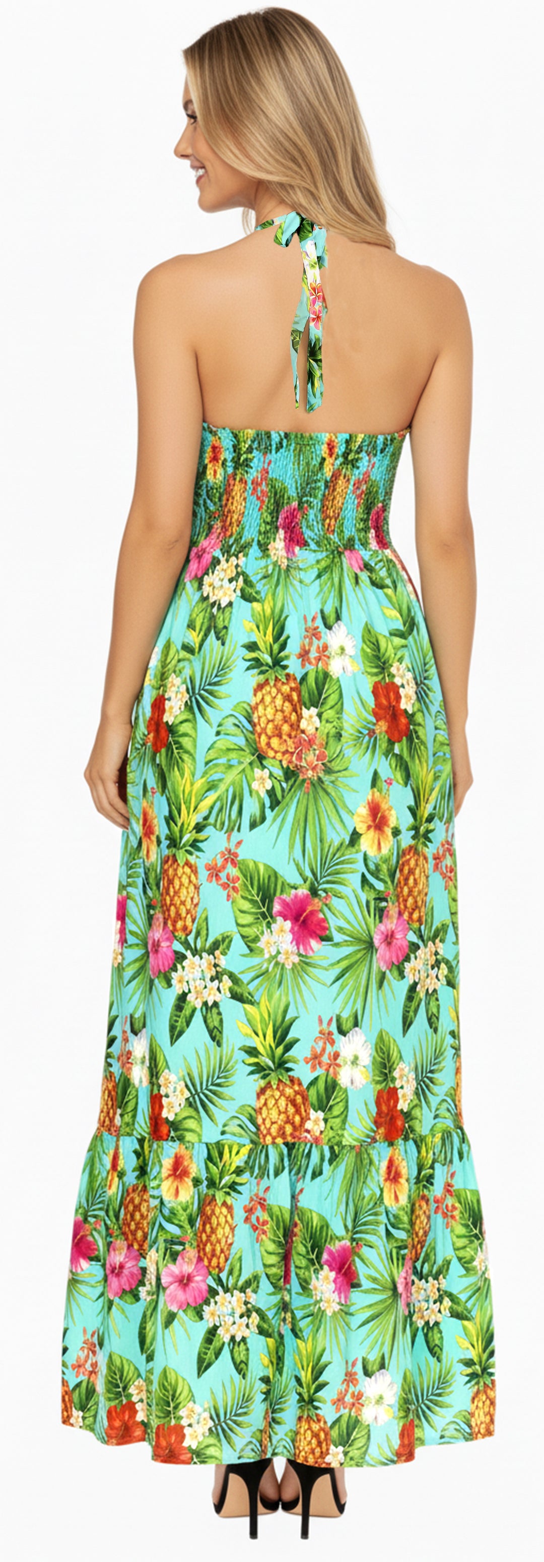Lets Go Luau party dress for women P01049