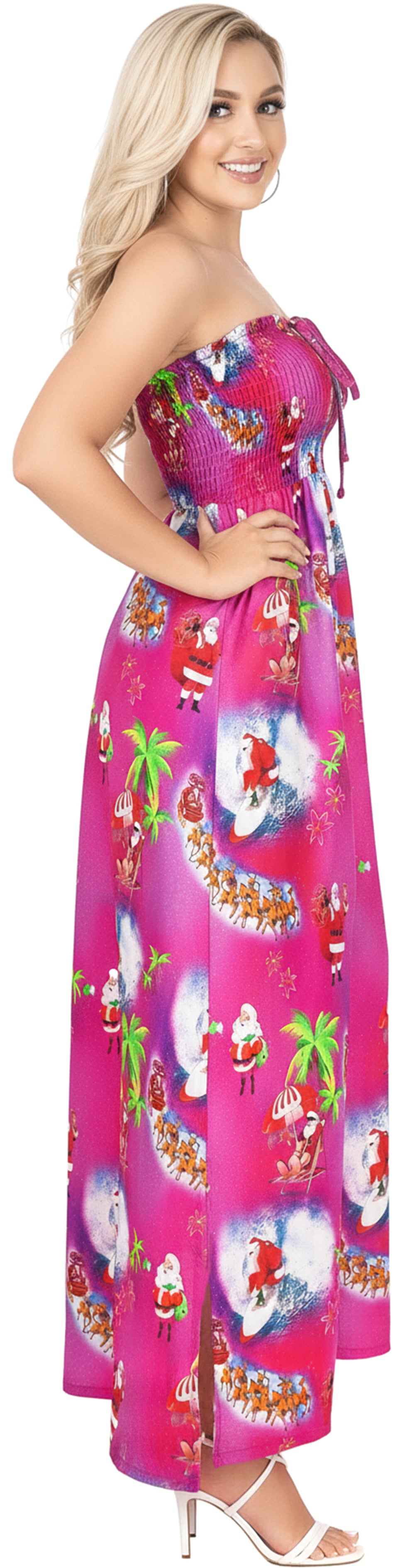 LA LEELA Pink Long Dress - 919832