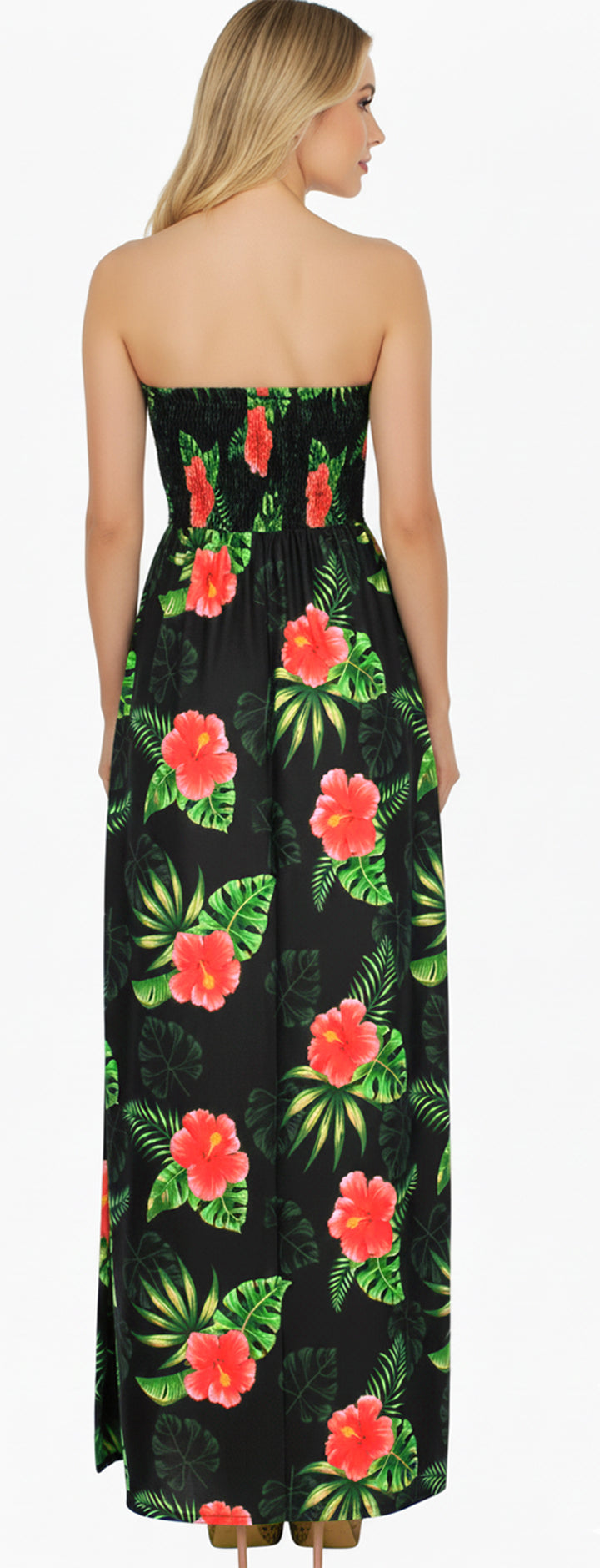 LA LEELA Black Long Dress - 917490