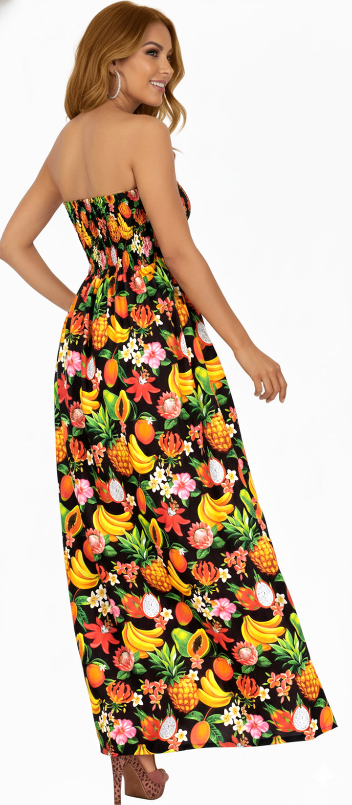 LA LEELA Multi Long Dress - 917488