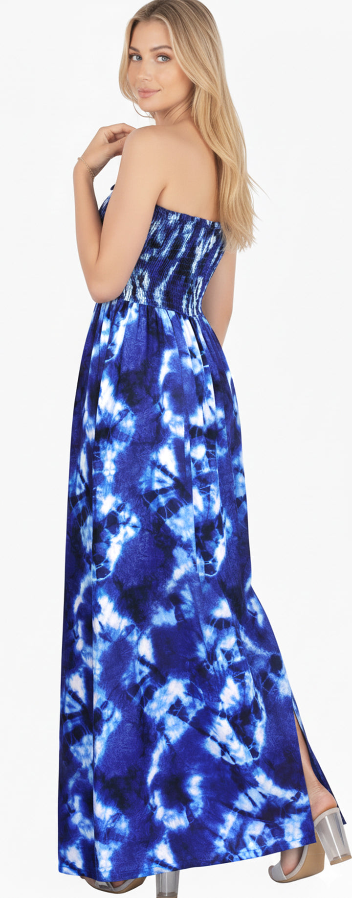 Rosette Tiedye Maxi Dress for women P01072