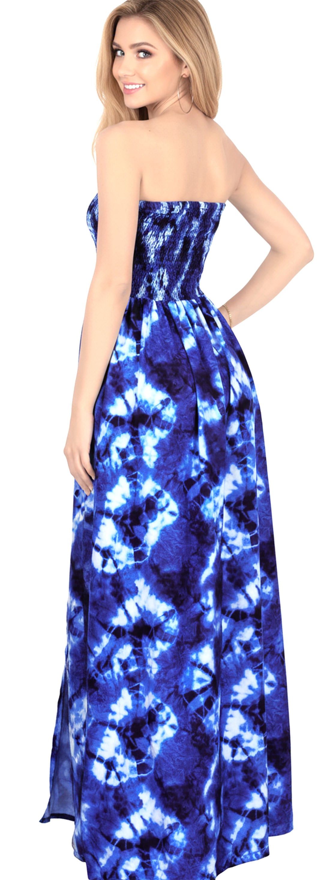 Rosette Tiedye Maxi Dress for women P01072