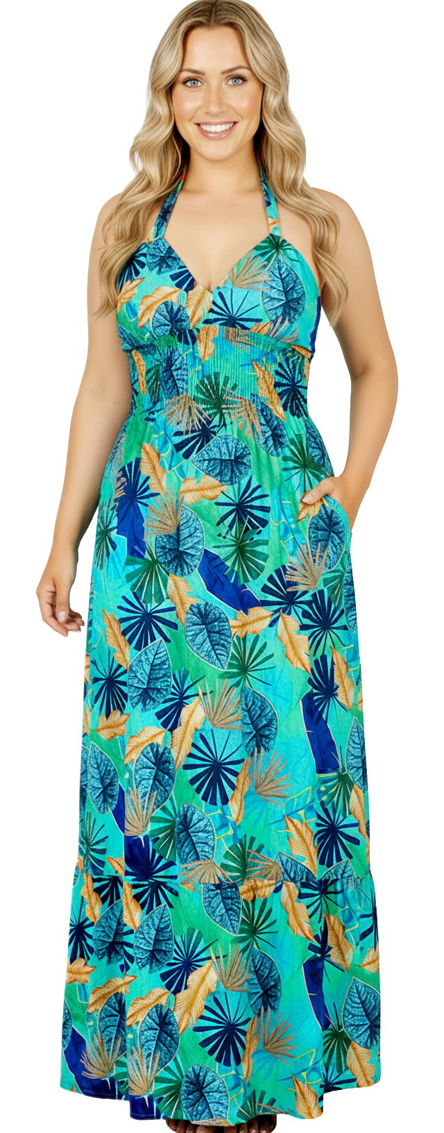 HAPPY BAY Blue Long Dress - 920770
