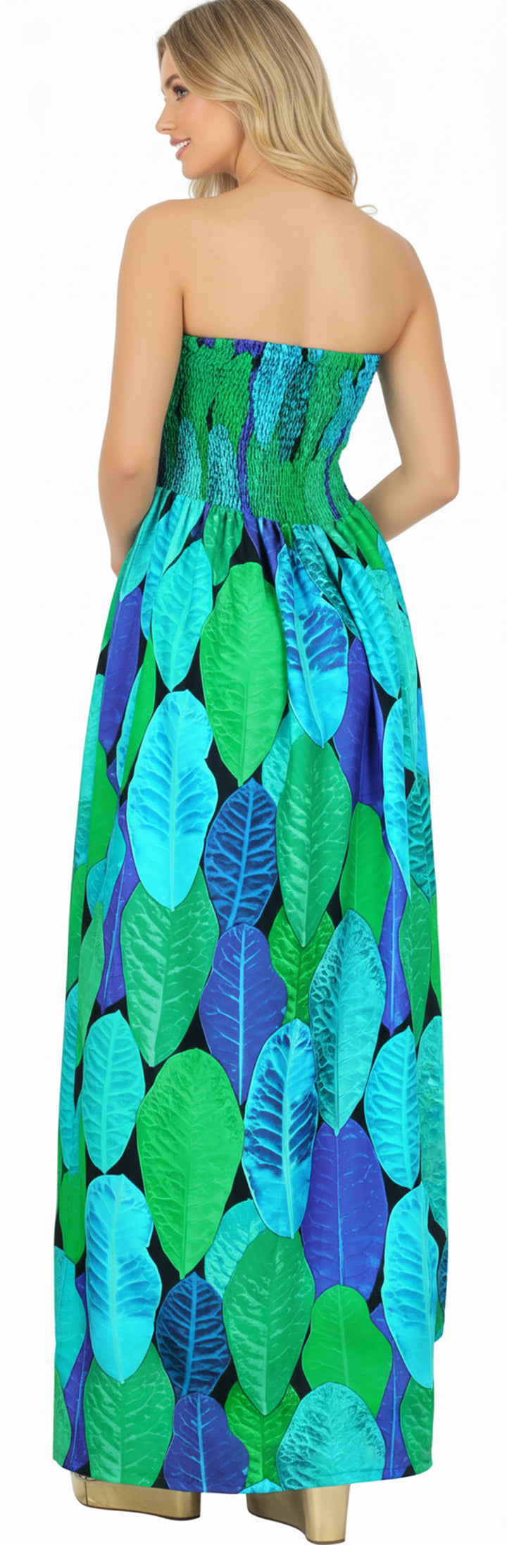 HAPPY BAY Blue Long Dress - 917487