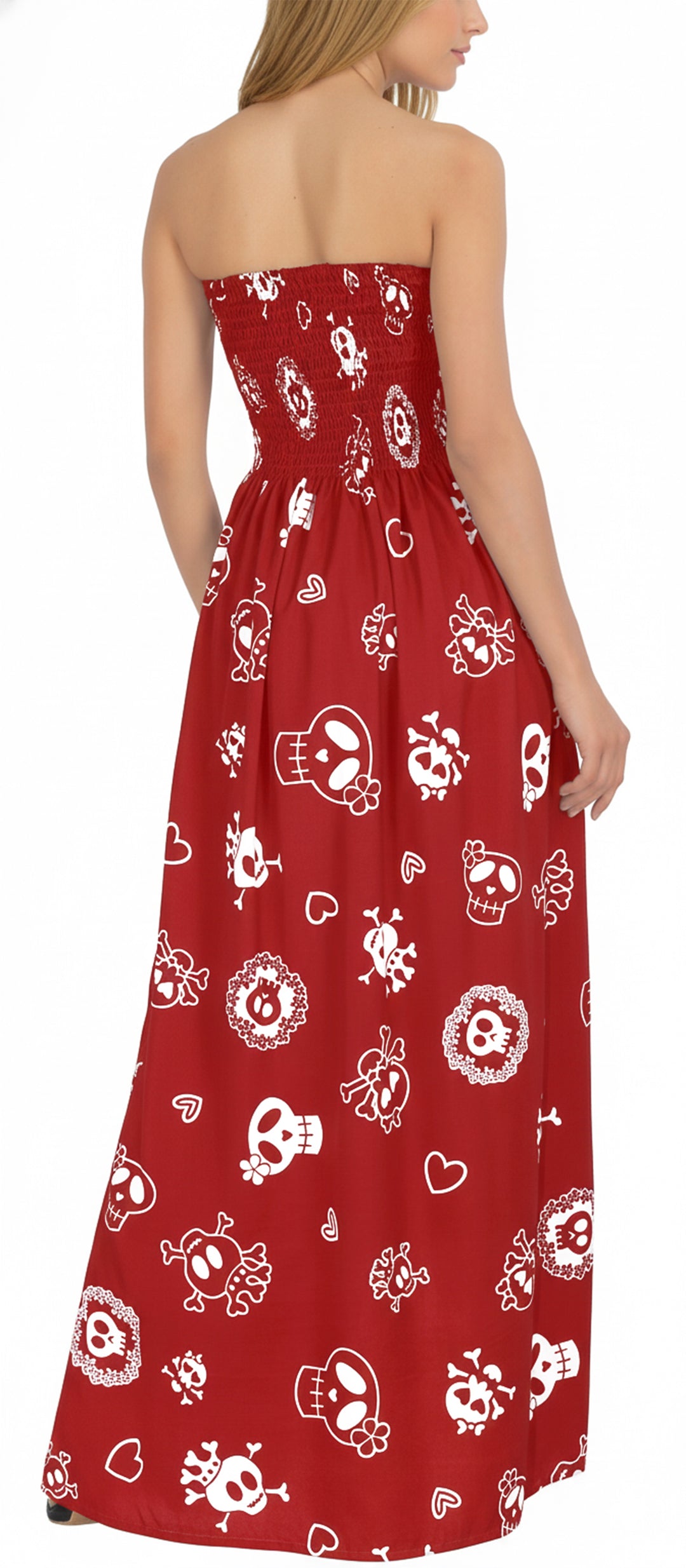LA LEELA Red Long Dress - 906238