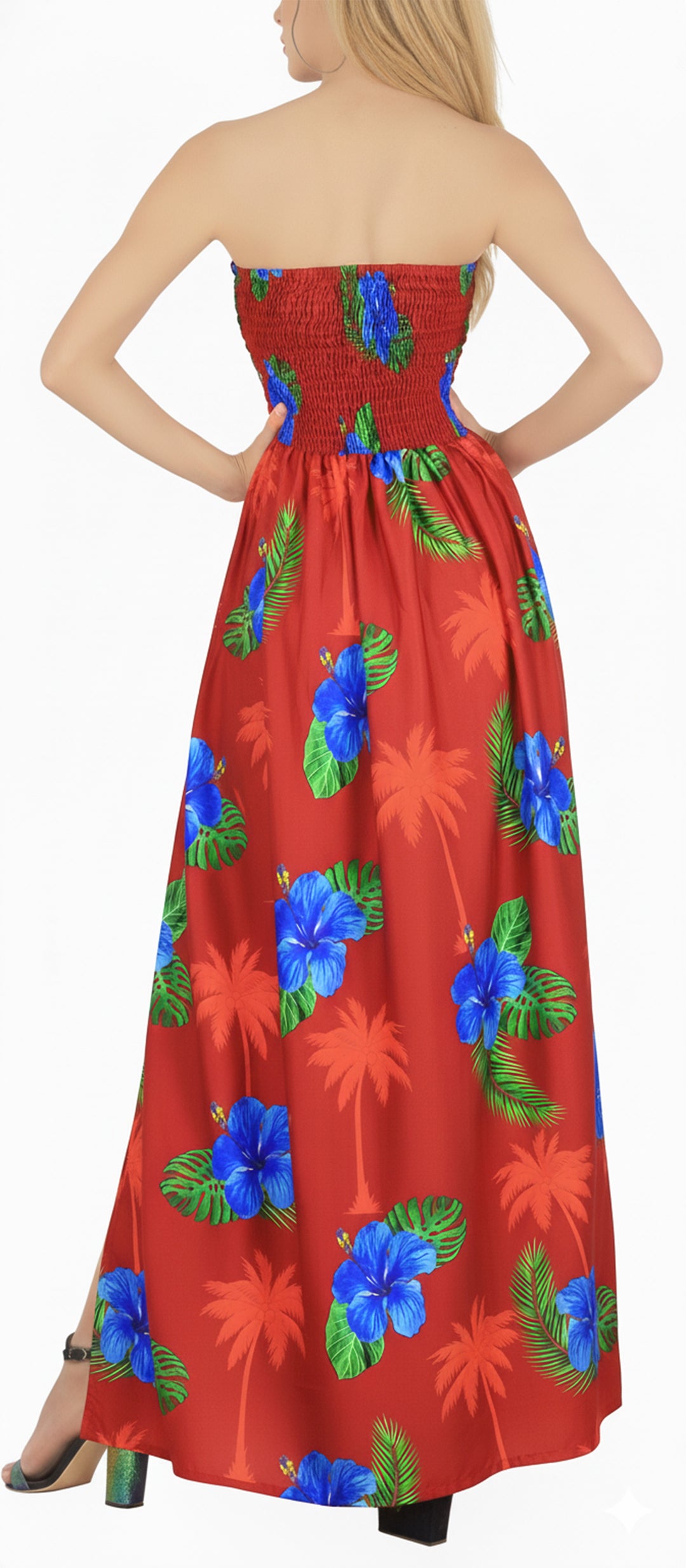 LA LEELA Red Long Dress - 132278