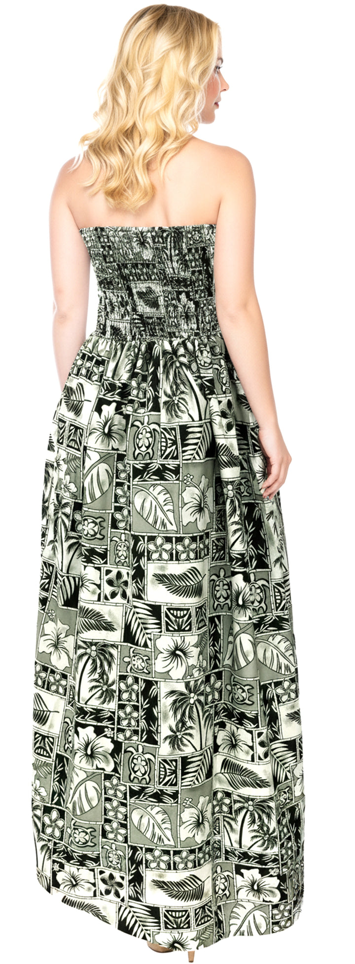 LA LEELA Black Long Dress - 137056