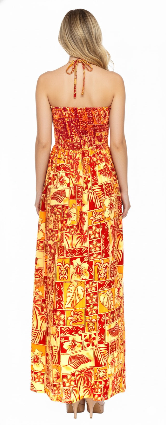 LA LEELA Red Long Dress - 137059