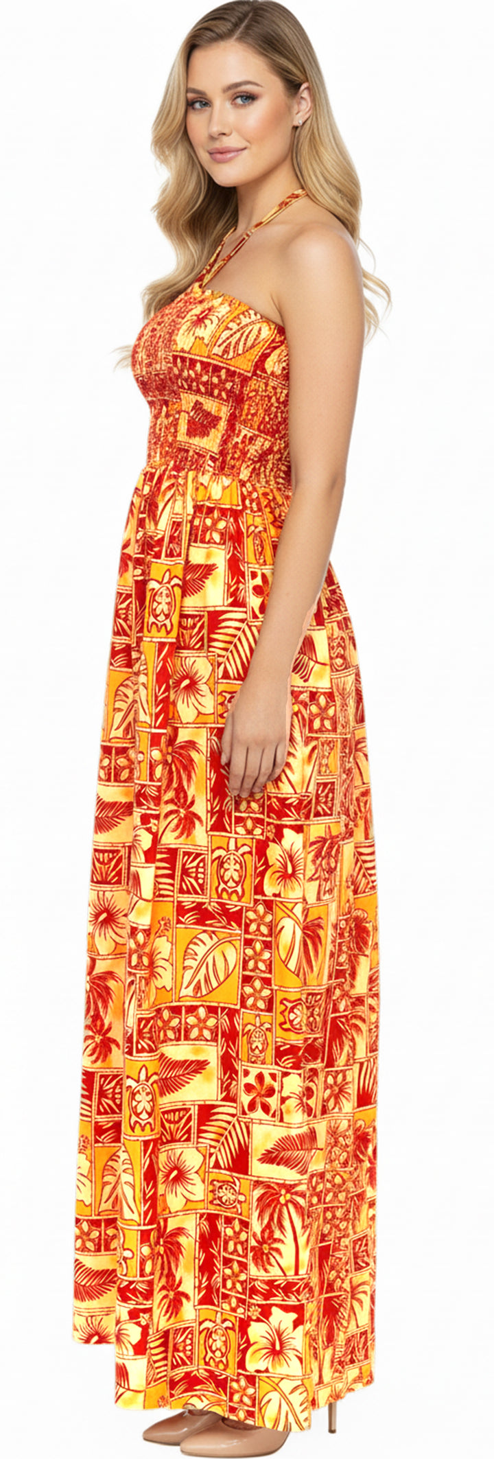 LA LEELA Red Long Dress - 137059