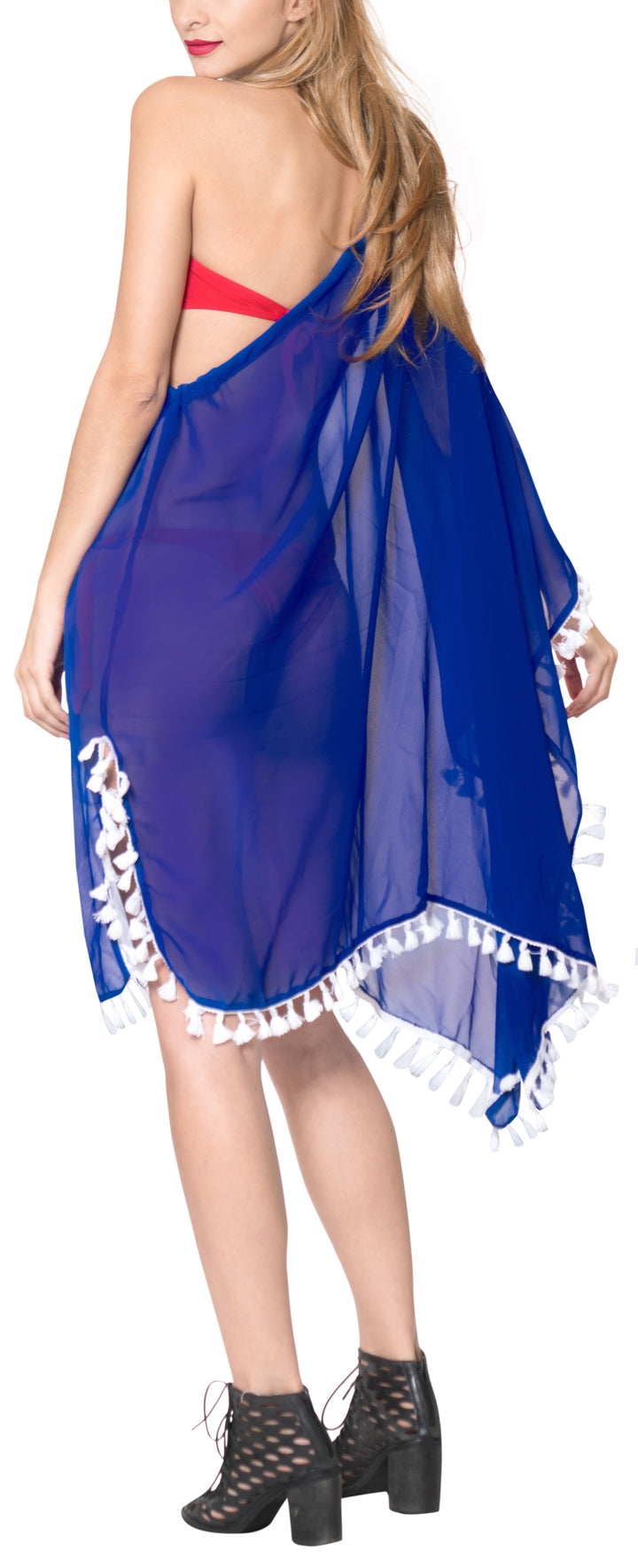 HAPPY BAY Women Loose Swimwear CoverUp Mary Blue P02186