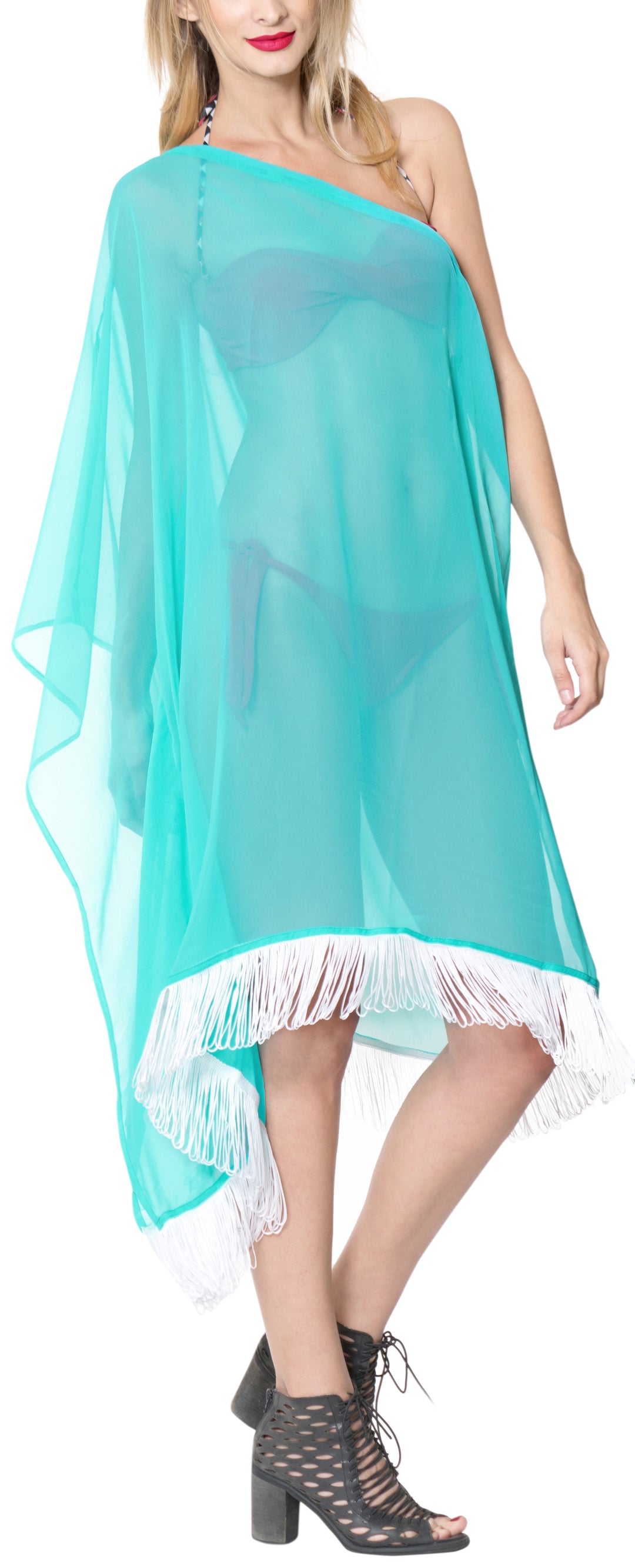 HAPPY BAY Off Shoulder Womens Swimsuit Beachwear Kimono Cover up Dress Blouse P02200
