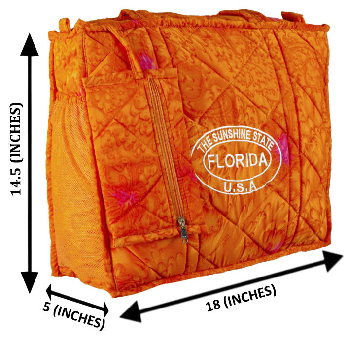 Beach Pool Tote Bag + Purse + Beach Wrap Orange P04702