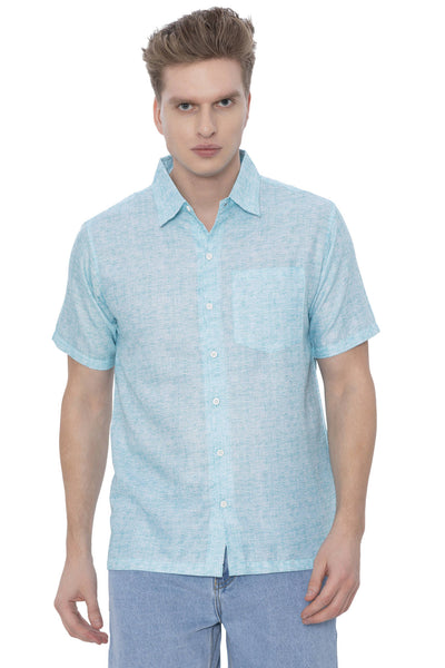 Men's P07611 Linen Effect Shirt “ Multicolor (P07622)