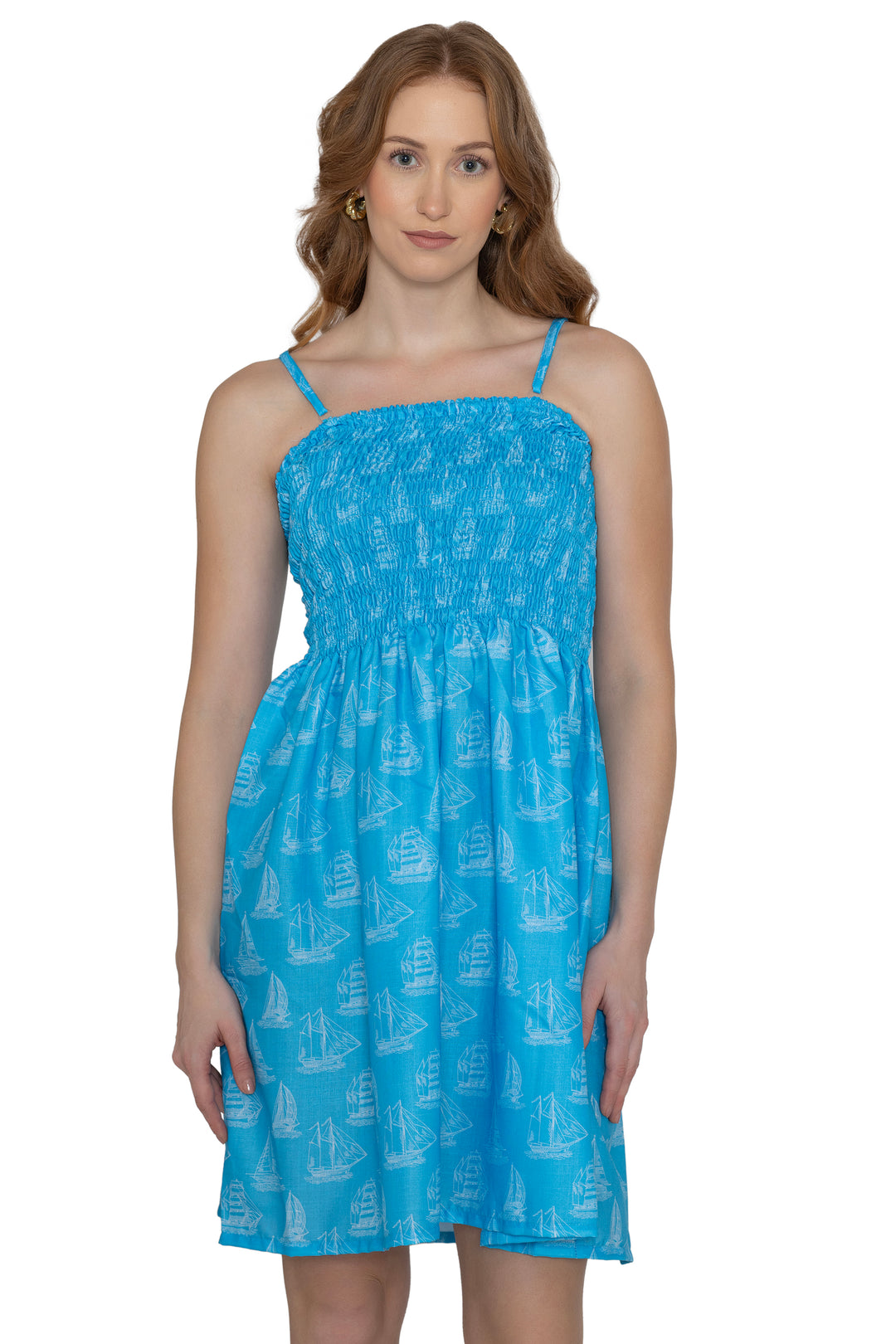 HAPPY BAY Blue Short Dress - 922270