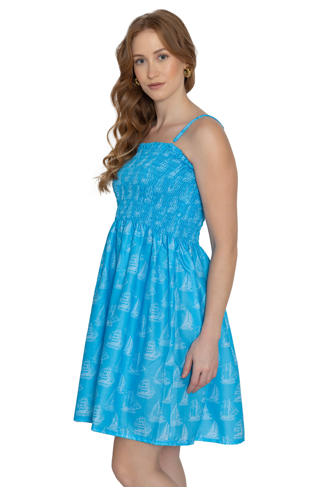 HAPPY BAY Blue Short Dress - 922270