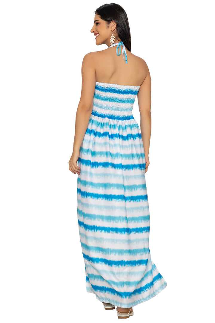 HAPPY BAY Blue Long Dress - 922269