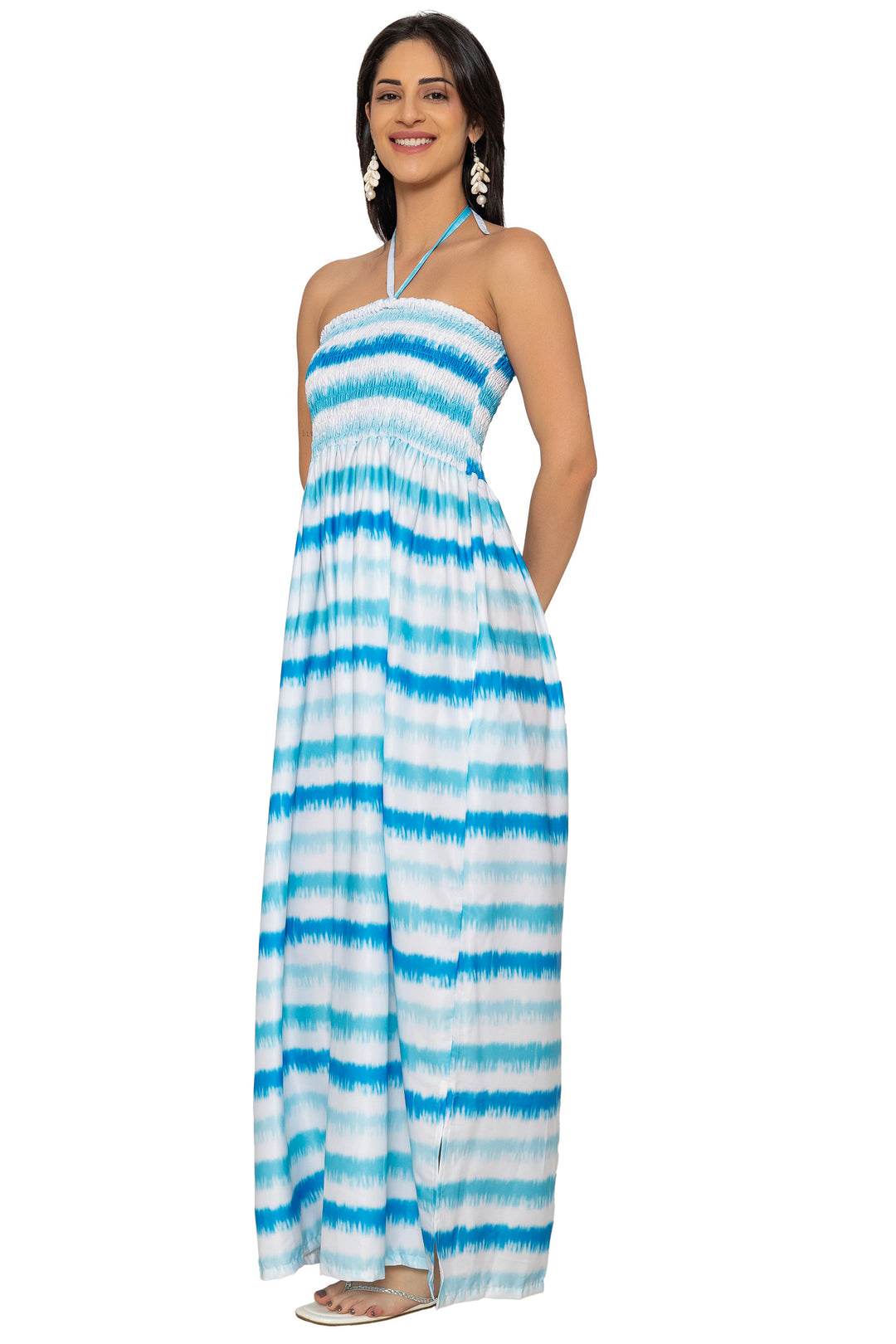 HAPPY BAY Blue Long Dress - 922269