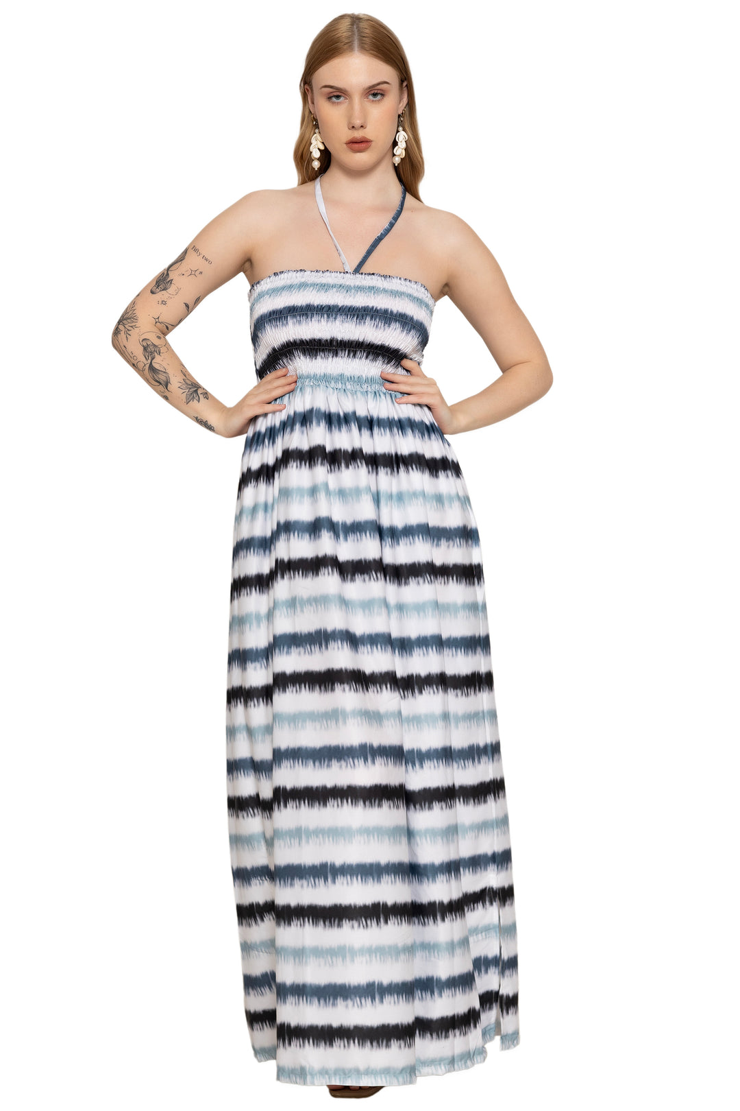 HAPPY BAY Gray Long Dress - 922268