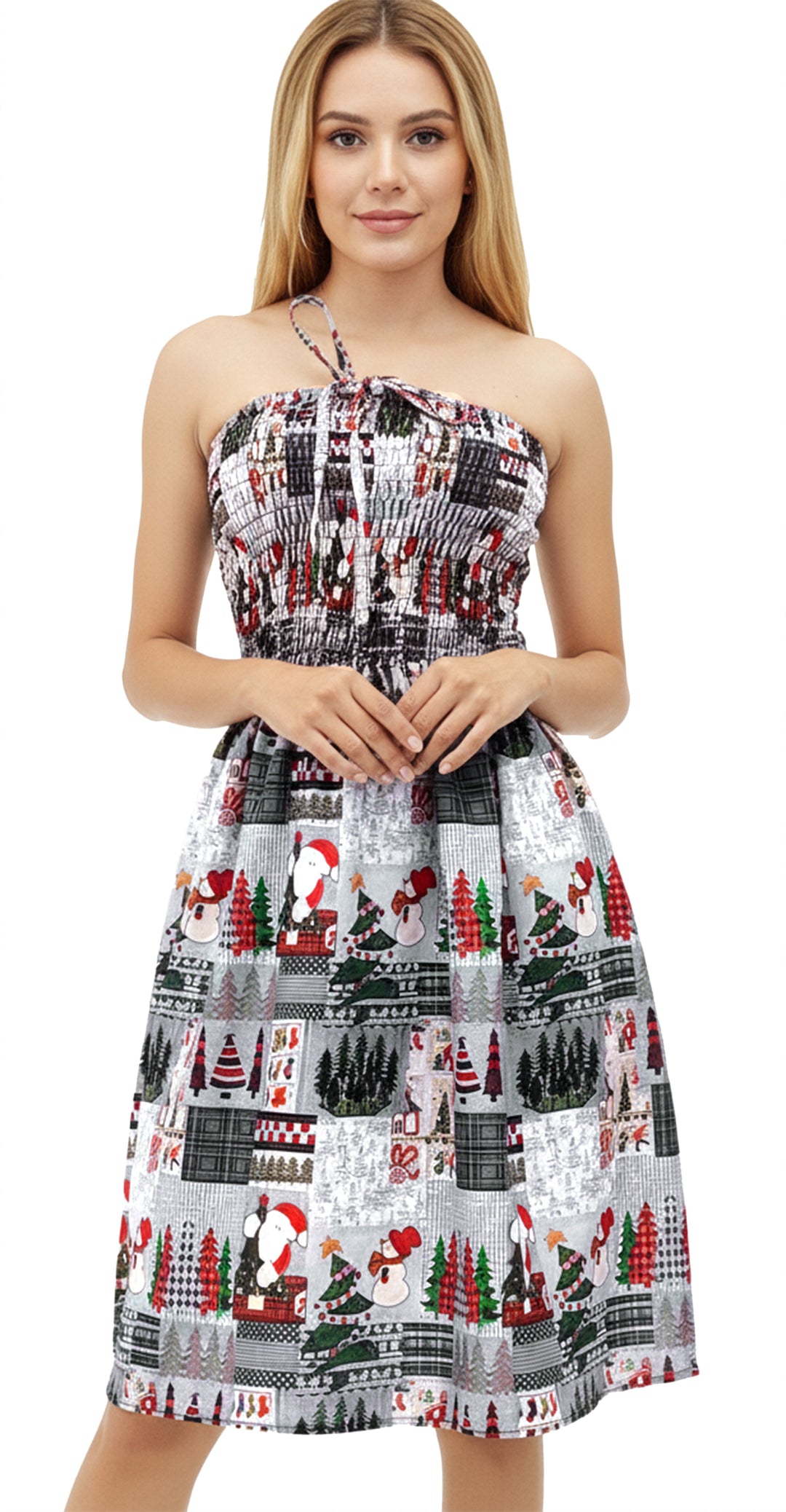 HAPPY BAY Gray Short Dress - 922377
