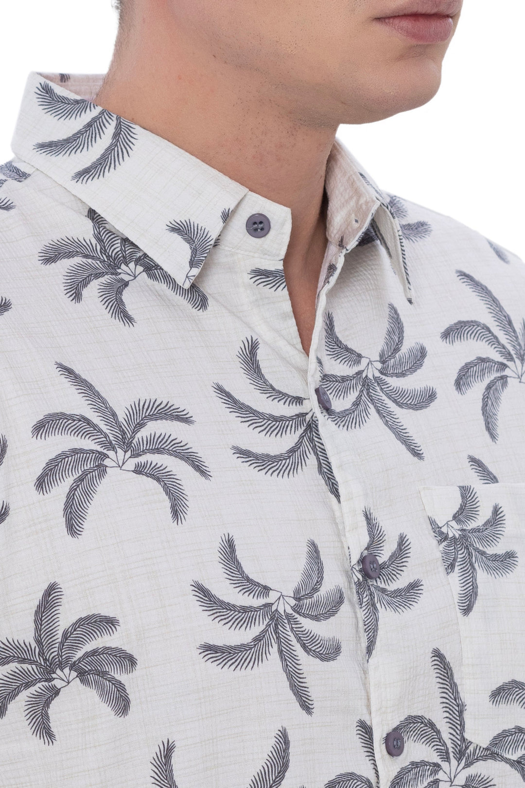 HAPPY BAY Mens Hawaiian Shirts Black Tropical Bunch P07731