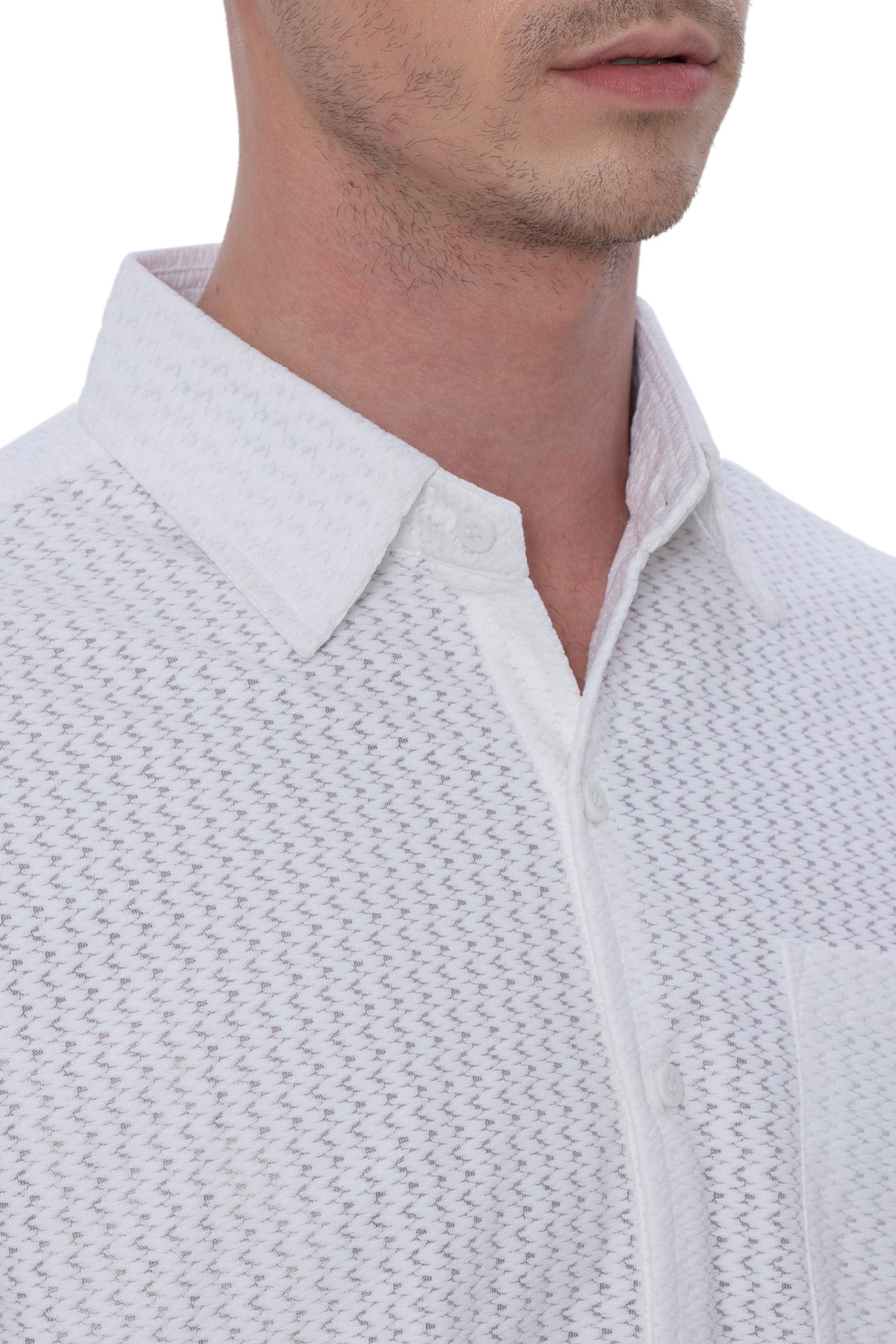 HAPPY BAY Mens Hawaiian Party Shirt White Funny P07786