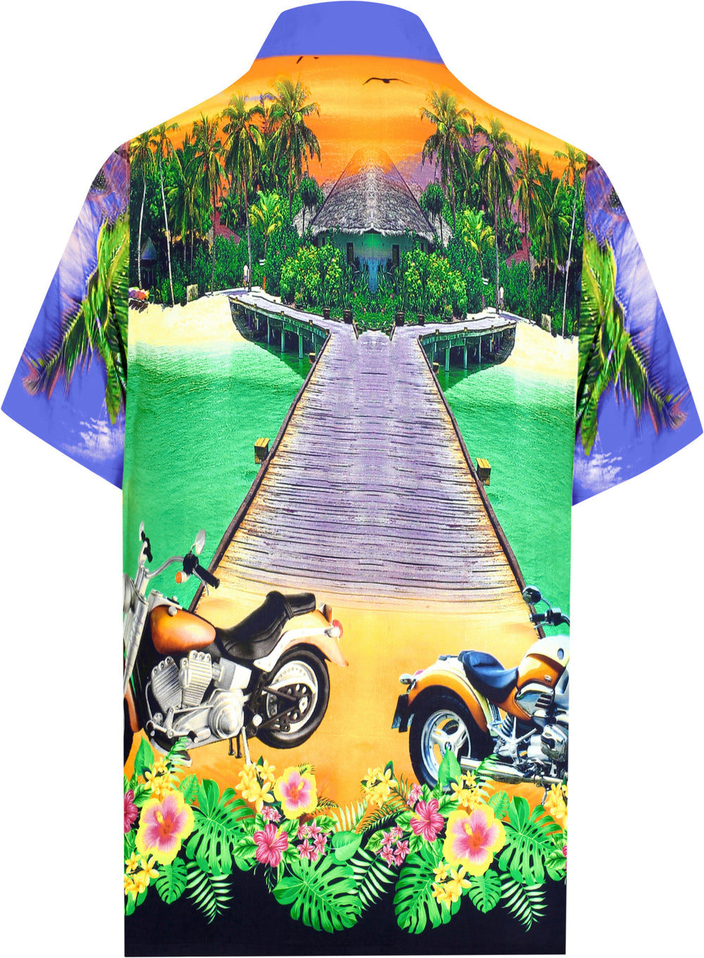 LA LEELA Men's Hawaiian Vacation Shirt - Summer Beach Cruise Island Button Down Casual Aloha Short Sleeve S Green P08363