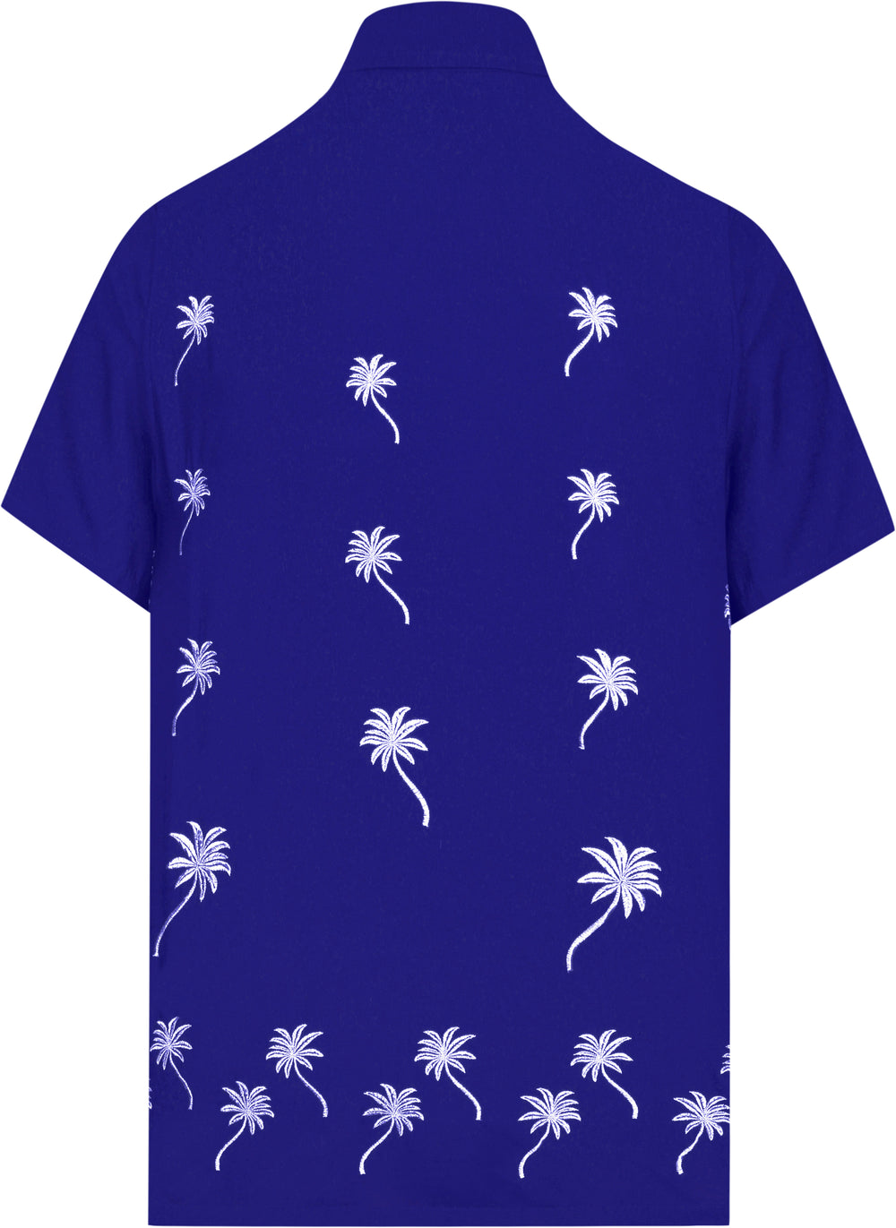 LA LEELA Men's Beach Hawaiian Aloha Shirt - Casual Summer Vacation Resort Cruise Button Down Short Sleeve S Blue P08970