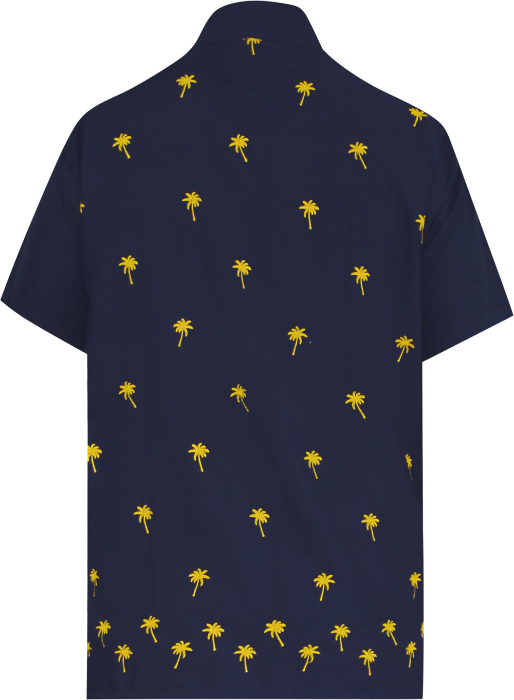 LA LEELA Men's Hawaiian Camp Shirt - Casual Beach Summer Vacation Cruise Resort Button Down Short Sleeve S Navy P08976