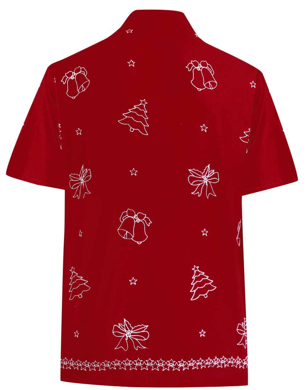 LA LEELA Men's Vacation Hawaiian Shirt - Casual Summer Beach Resort Cruise Aloha Button Down Short Sleeve S Red P08986