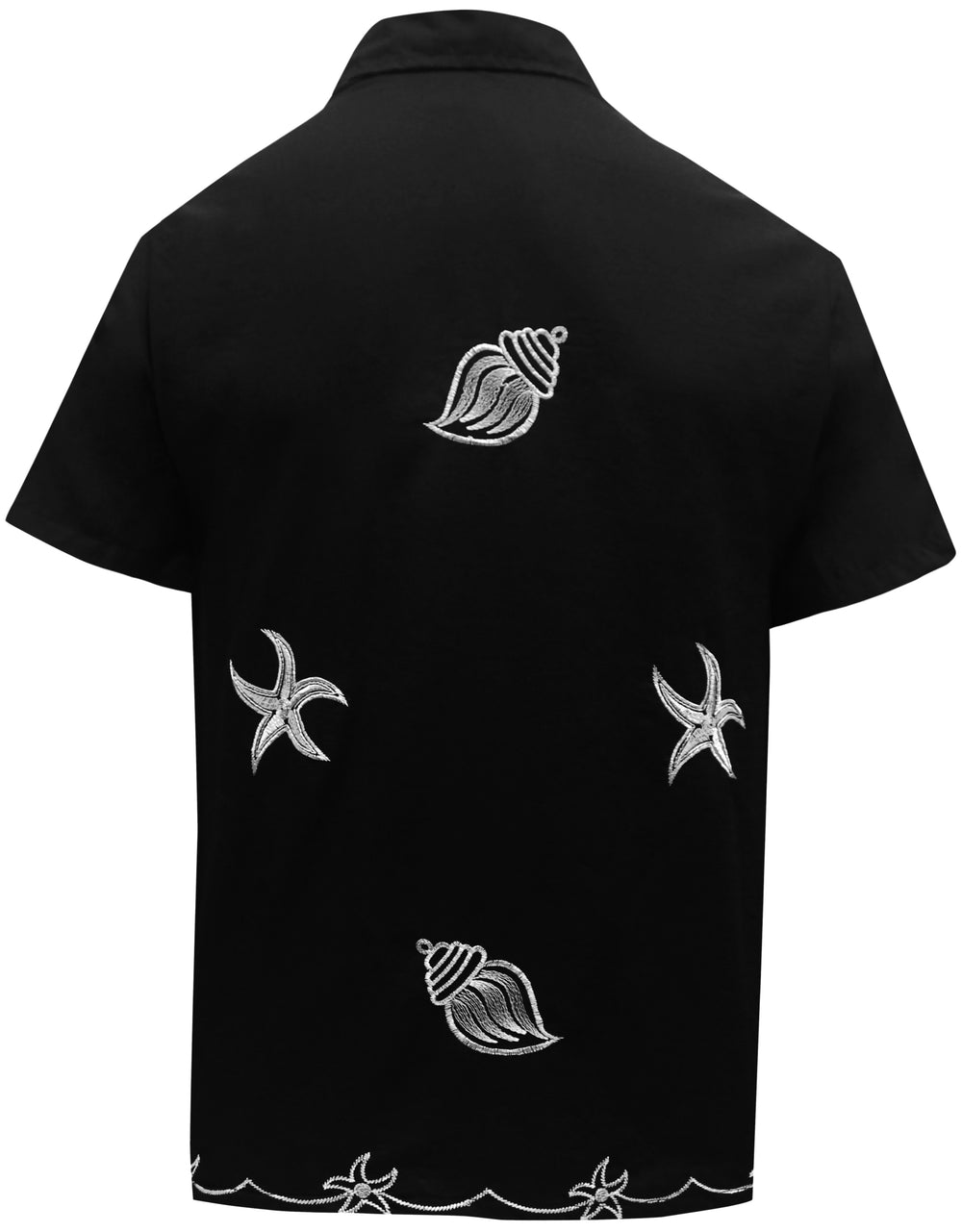 LA LEELA Men's Short Sleeve Hawaiian Shirt - Fun Summer Beach Party Casual Button Down Aloha Shirt S Black P09006