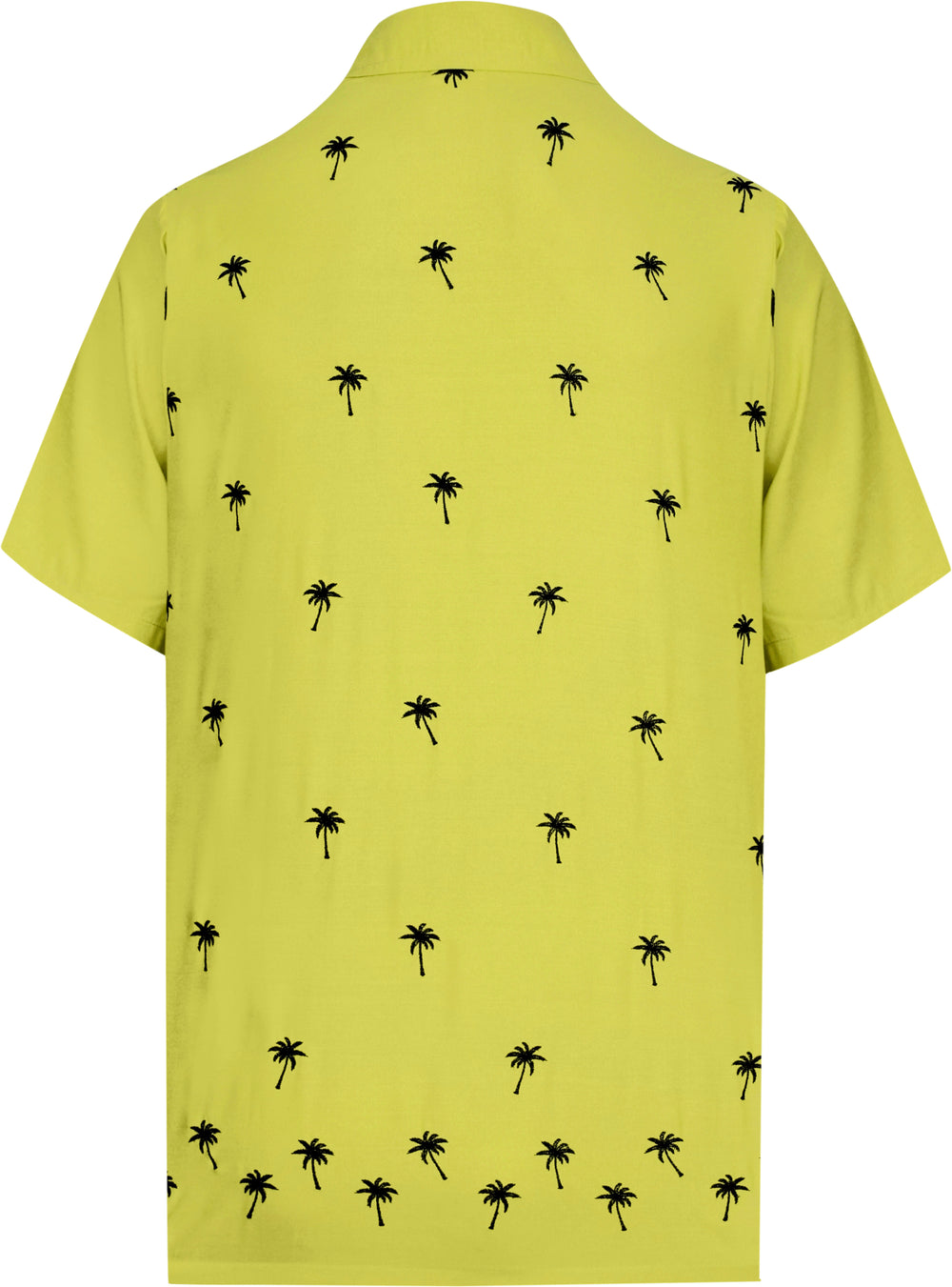 LA LEELA Men's Hawaiian Aloha Shirt Button Down - Tropical Summer Cruise Casual Beach Wedding Party Shirt S Yellow P09034