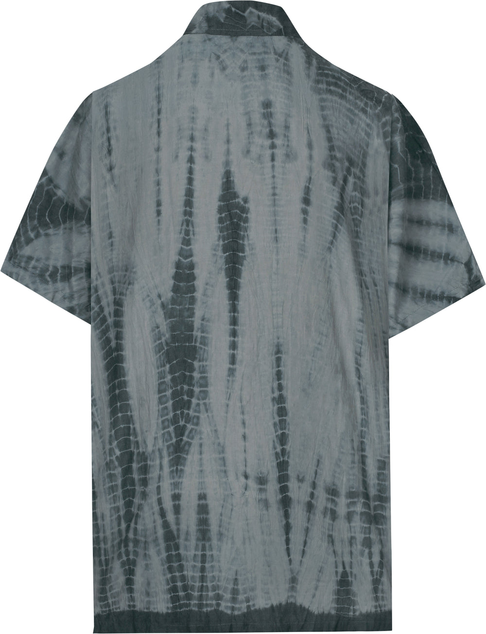 LA LEELA Men's Hawaiian Beach Shirt - Summer Vacation Cruise Casual Button Down Aloha Short Sleeve Shirt S Gray P09060