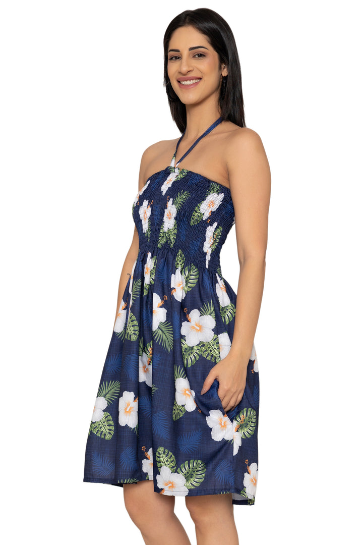 HAPPY BAY Navy Short Dress - 922876
