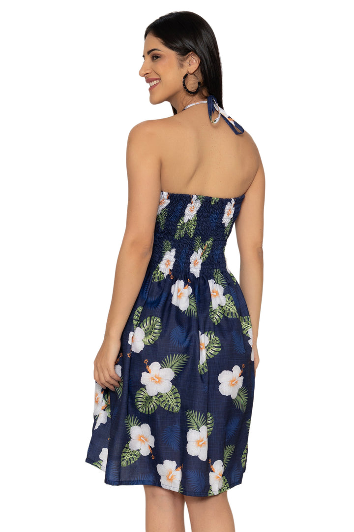 HAPPY BAY Navy Short Dress - 922876