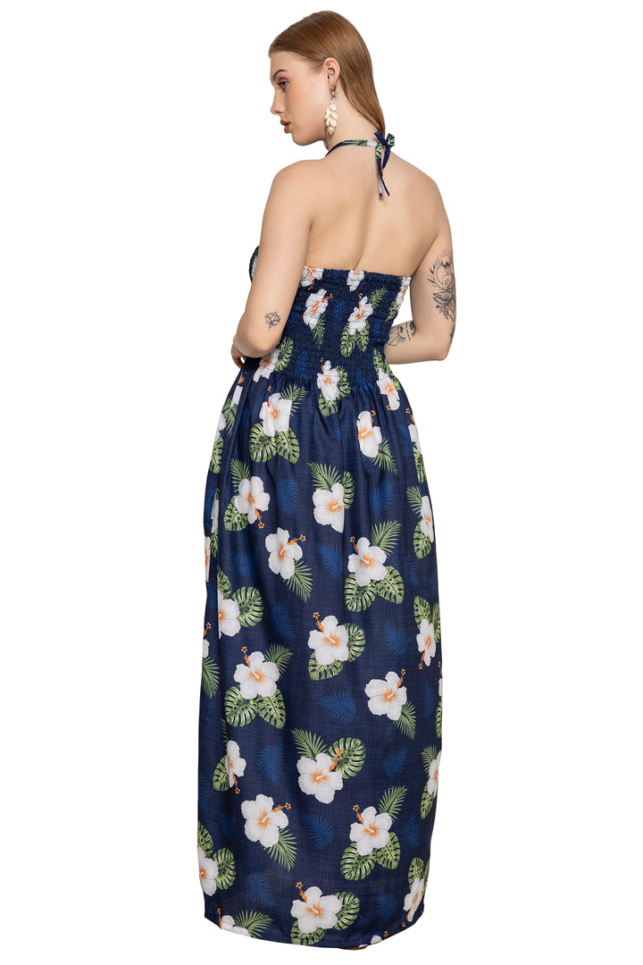 HAPPY BAY Navy Long Dress - 923264