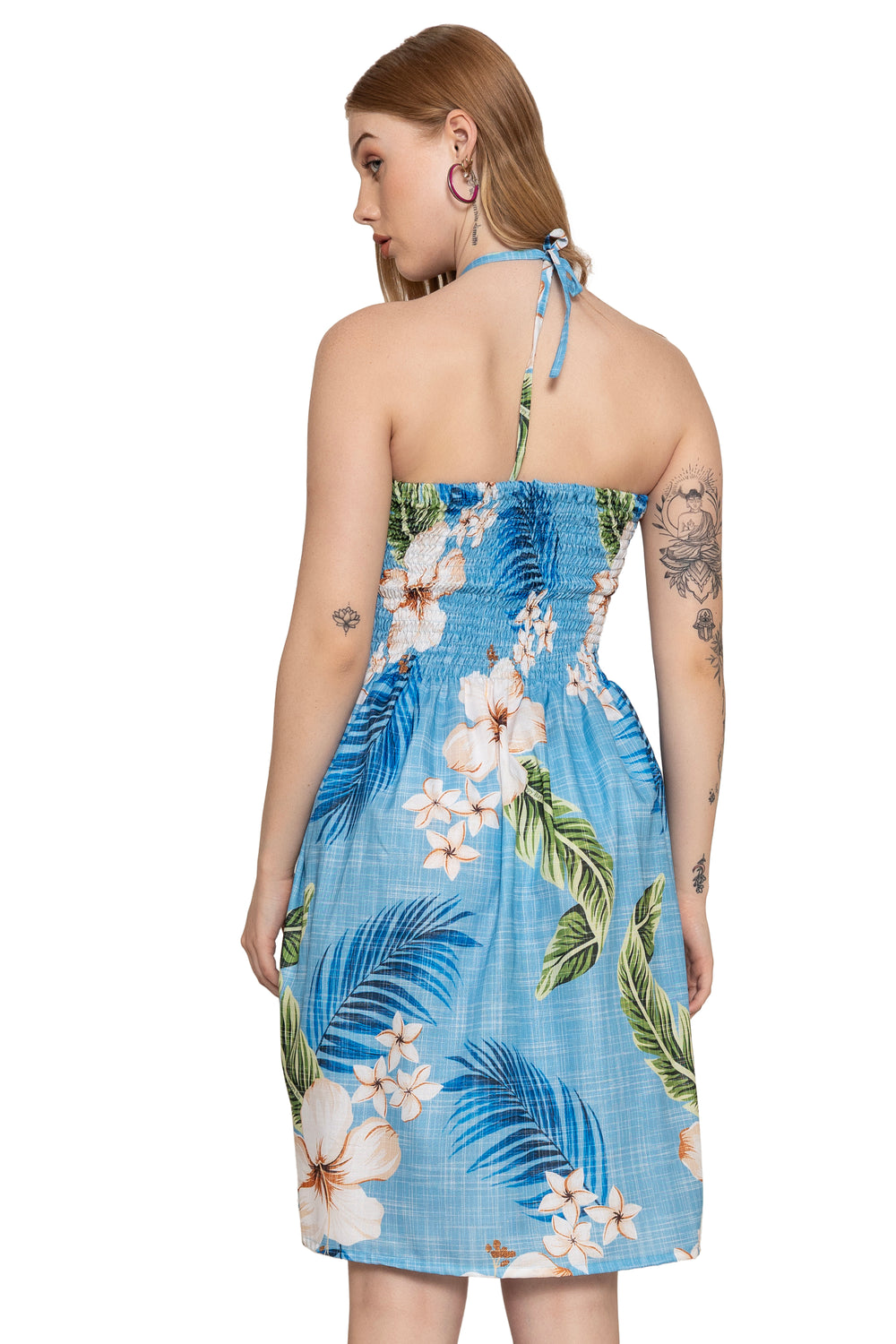 HAPPY BAY Blue Short Dress - 923260