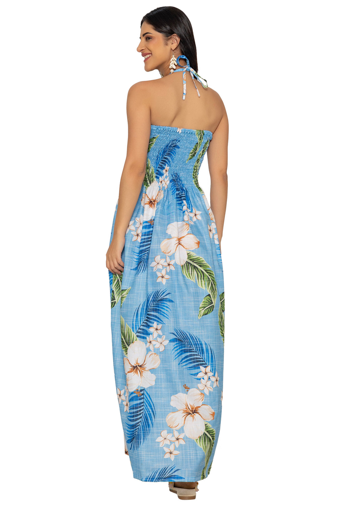 HAPPY BAY Blue Long Dress - 923261