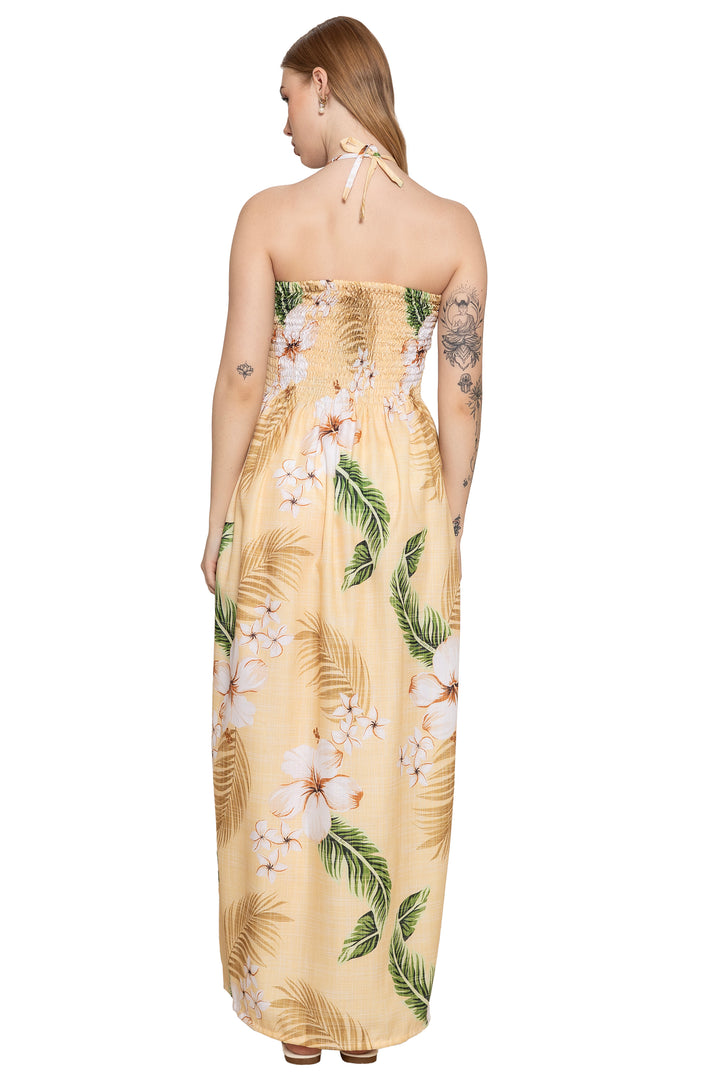 HAPPY BAY Tan Long Dress - 923262