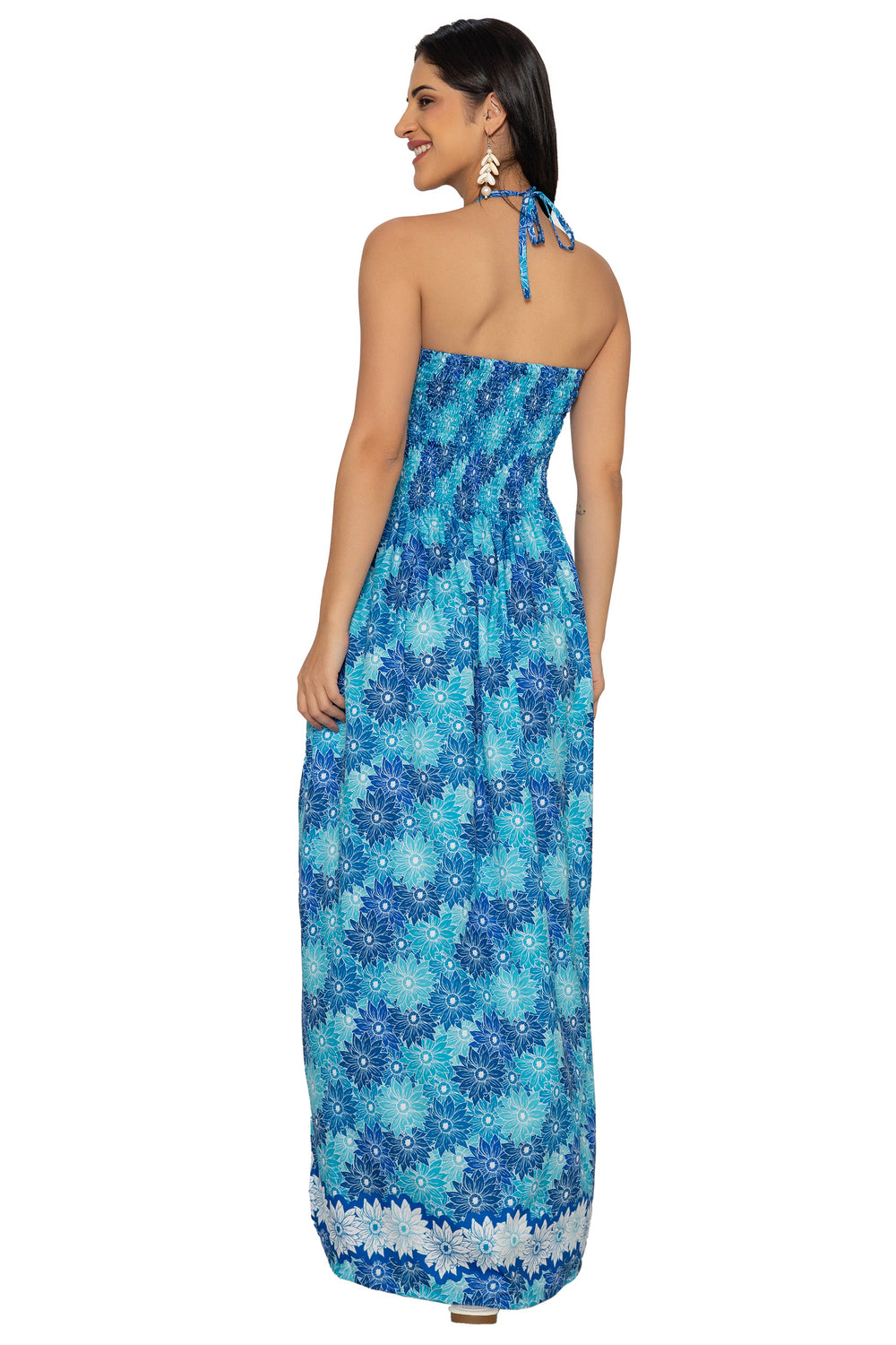 HAPPY BAY Blue Long Dress - 923265