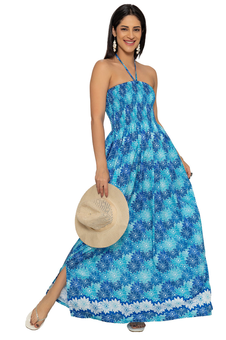 HAPPY BAY Blue Long Dress - 923265