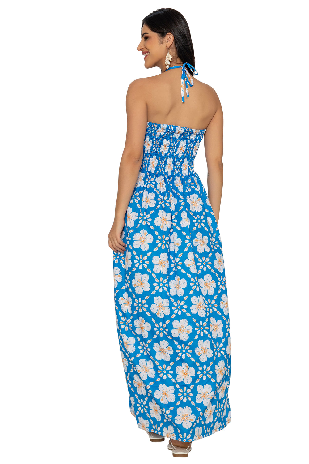 HAPPY BAY Blue Long Dress - 923267