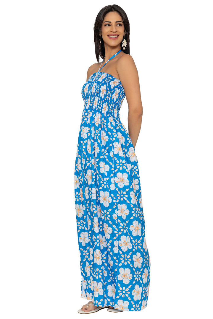HAPPY BAY Blue Long Dress - 923267