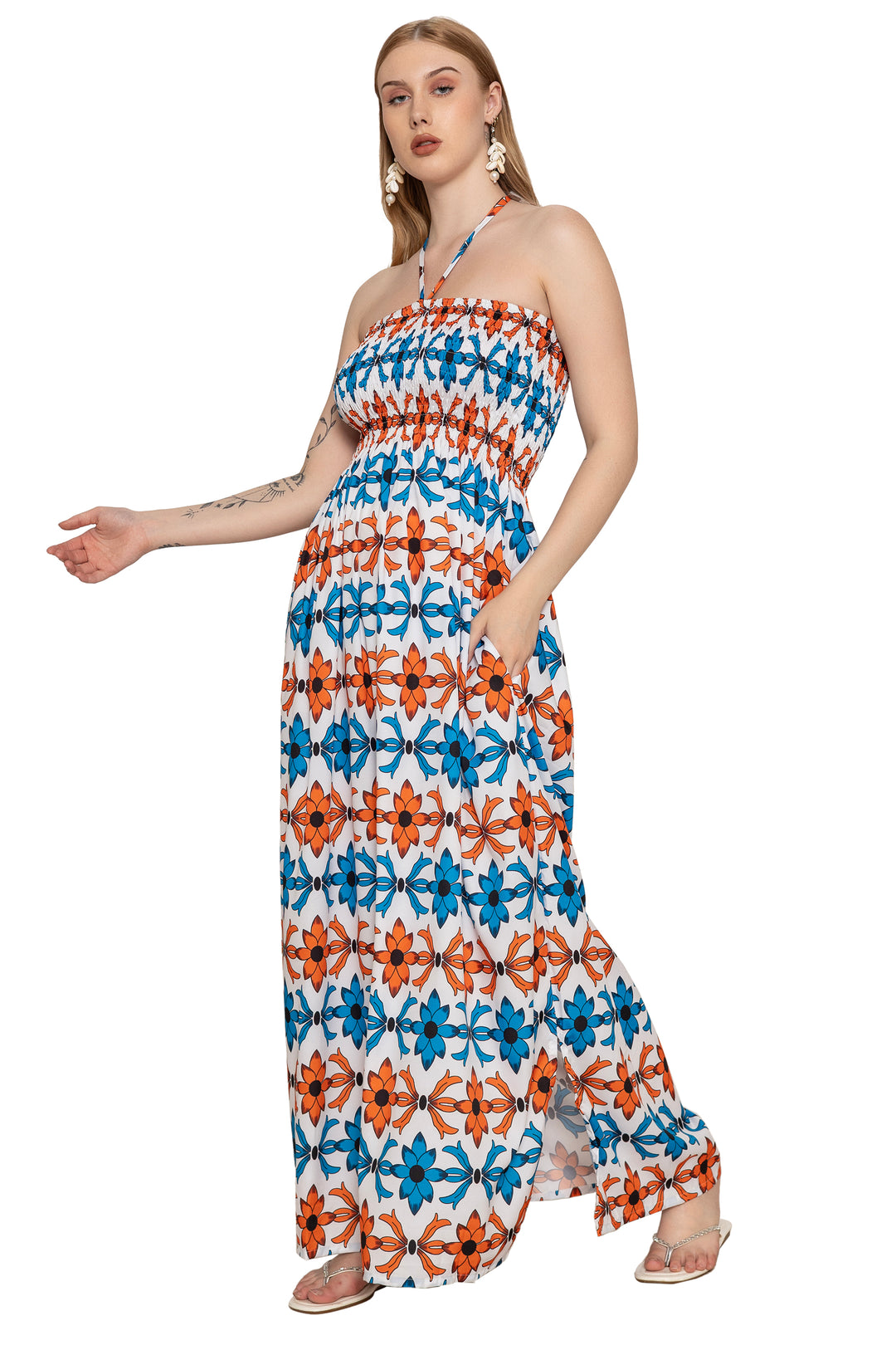 HAPPY BAY Multi Long Dress - 923269