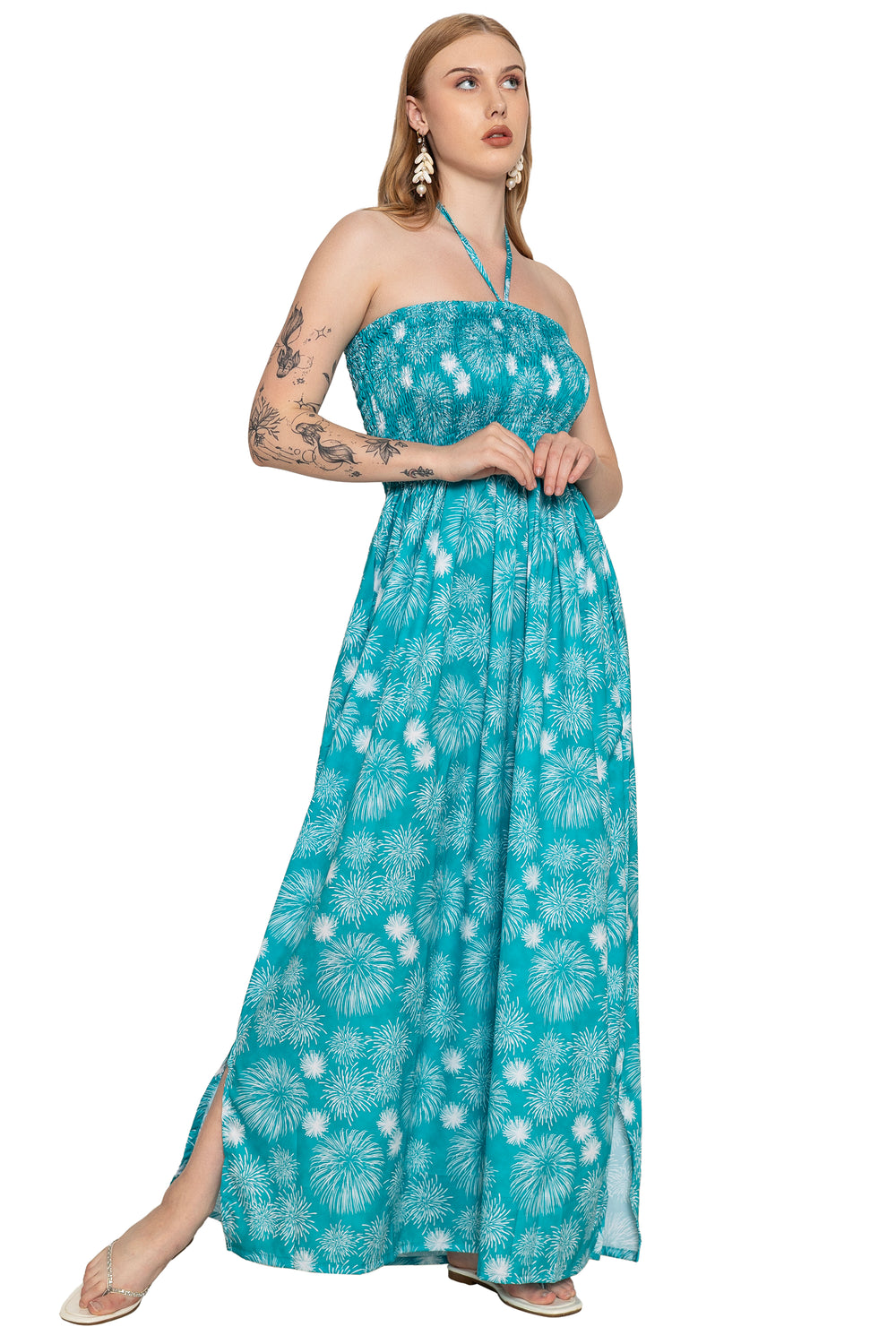 HAPPY BAY C Green Long Dress - 923271