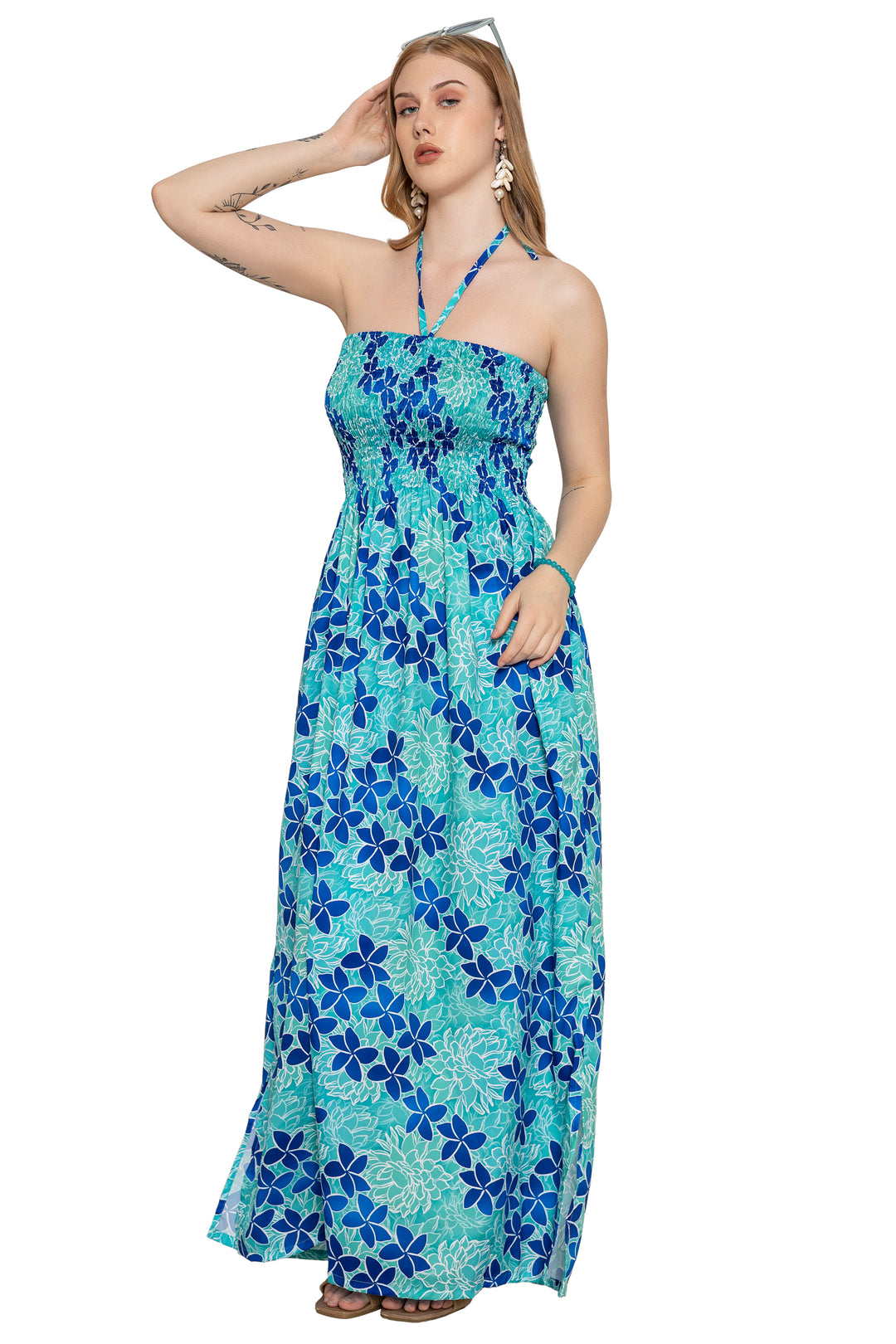 HAPPY BAY Blue Long Dress - 923272