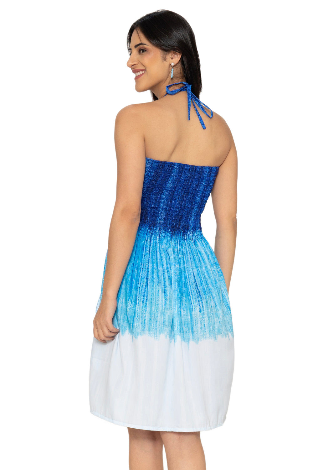 HAPPY BAY Blue Short Dress - 923302